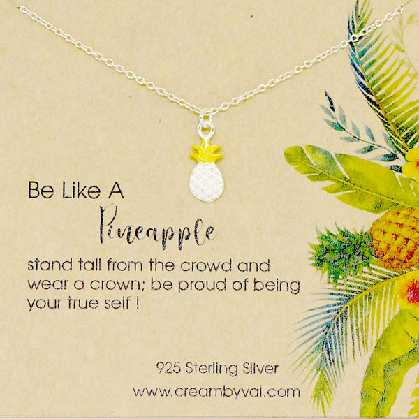 be like a pineapple necklace