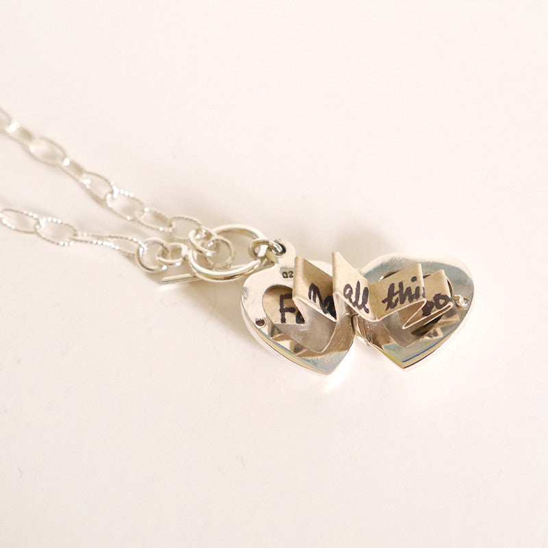 Heart Locket Sterling Silver Necklace