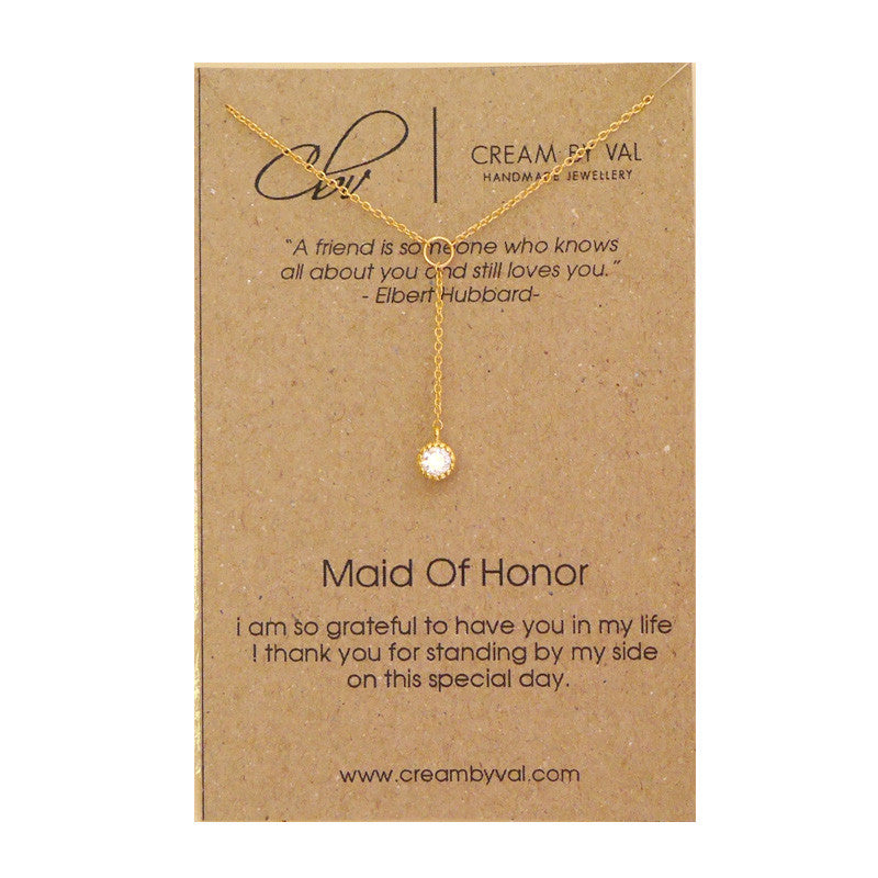 Maid Of Honor Necklace