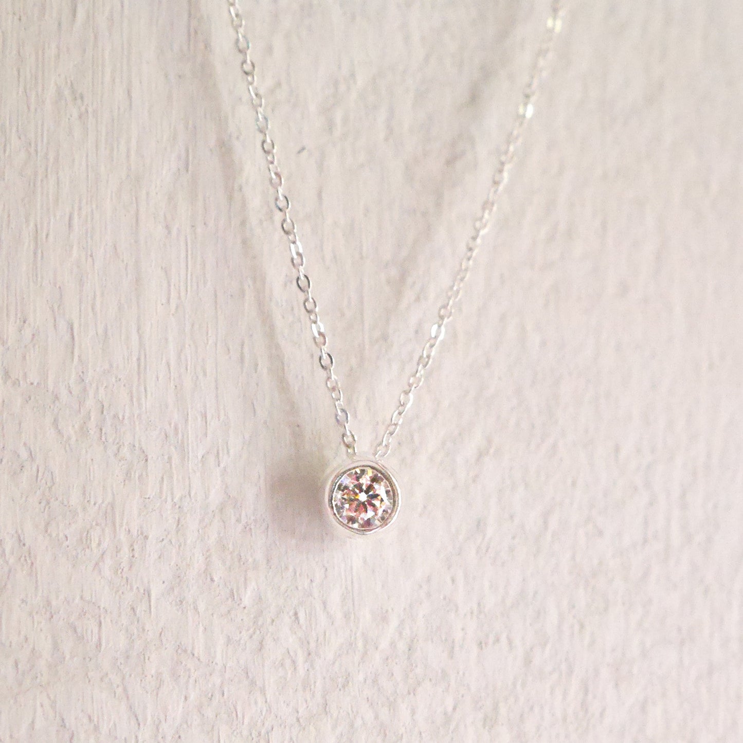 Feeling Grateful Diamond Cubic Zirconia Necklace