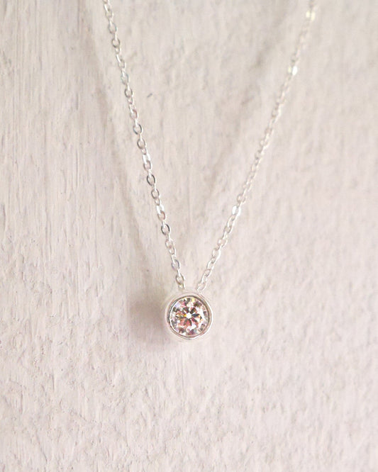 Feeling Grateful Diamond Cubic Zirconia Necklace