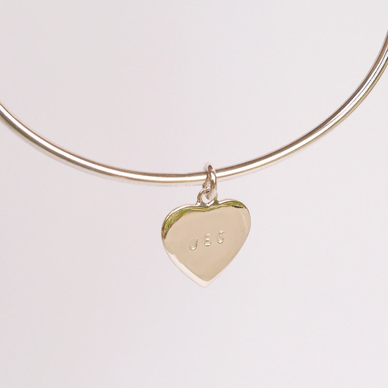 Personalized Cuff Bracelet with Love Tag