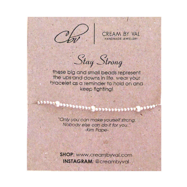 Stay Strong Stretchable Bracelet