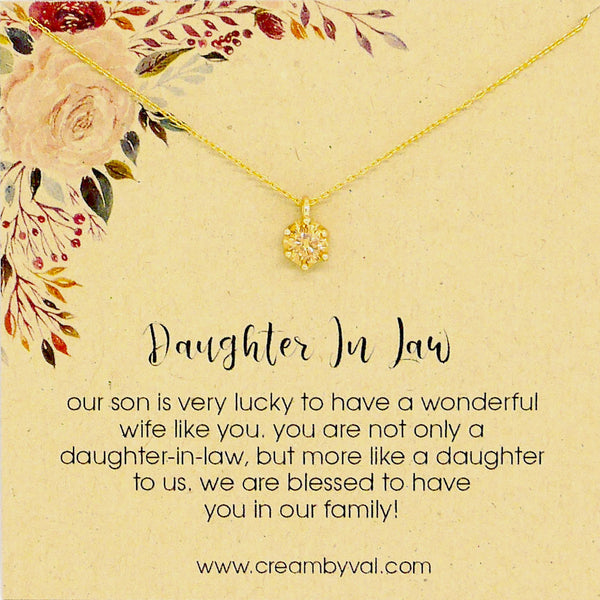 Daughter In Law Necklace