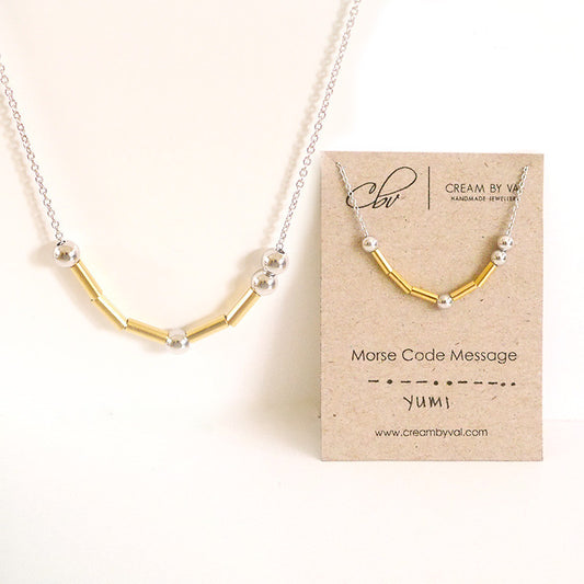 Morse Code Necklace Mix