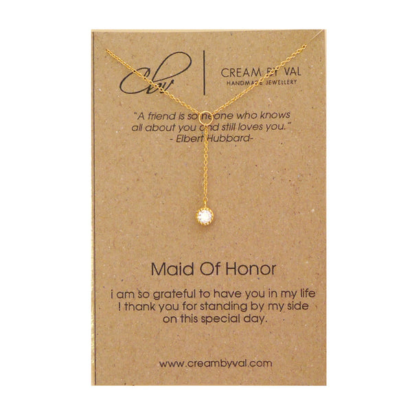 Maid Of Honor Necklace