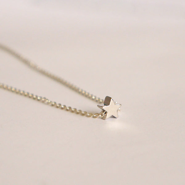 Silver Star Necklace