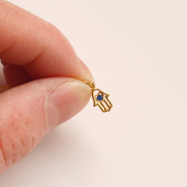 Hamsa Necklace Gold