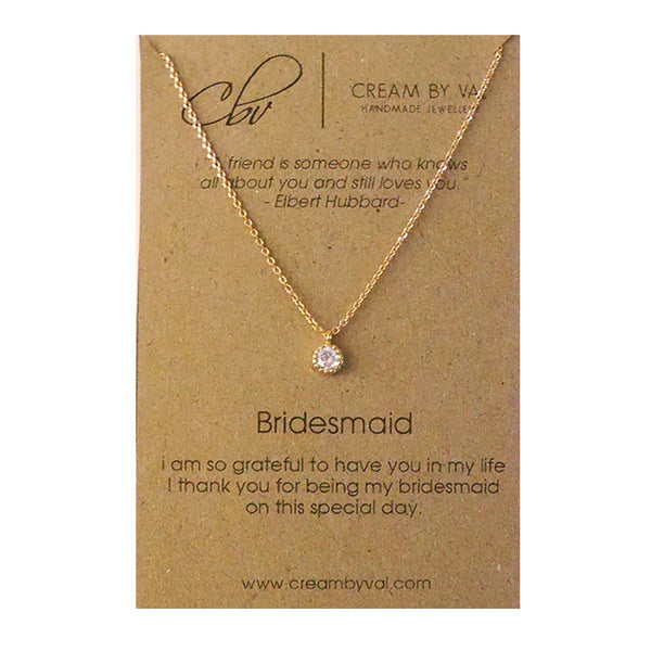 Dainty Bridesmaid Gift