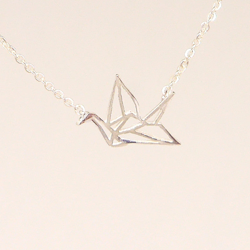 Origami Bird Necklace