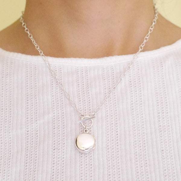 Sterling Silver Locket Necklace