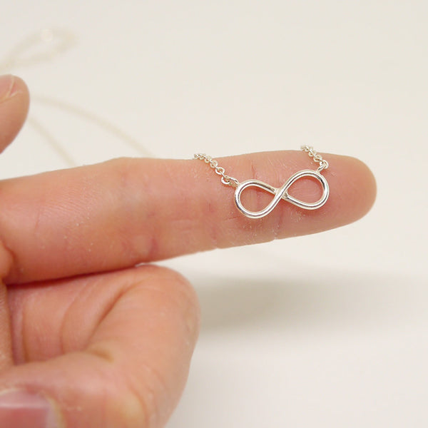 Sterling Silver Infinity Necklace