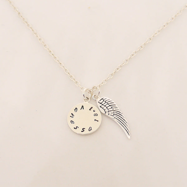 Sterling Silver Wing Necklace